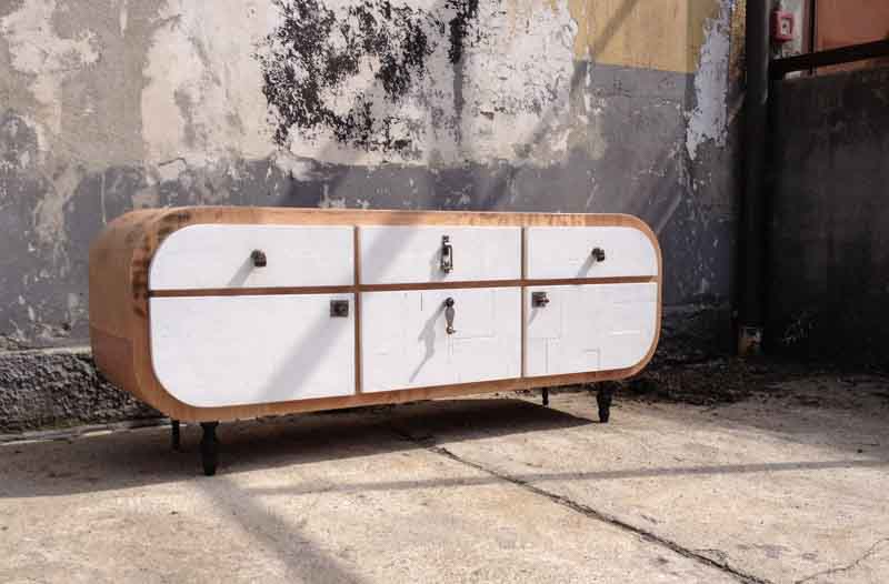 credenza curva