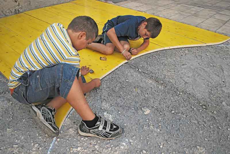 lavorare il legno con i bambini