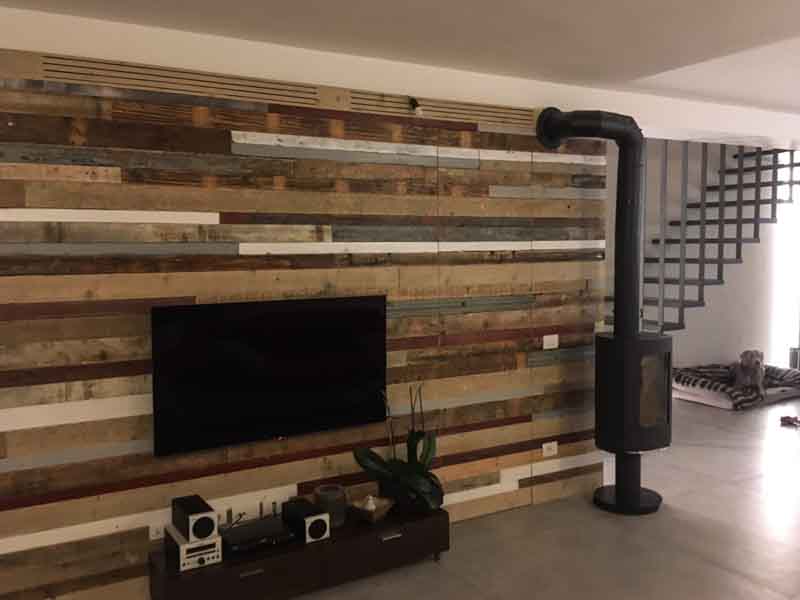 rivestimento parete di legno