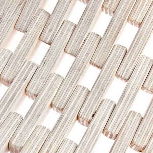 maglia flessibile di legno
